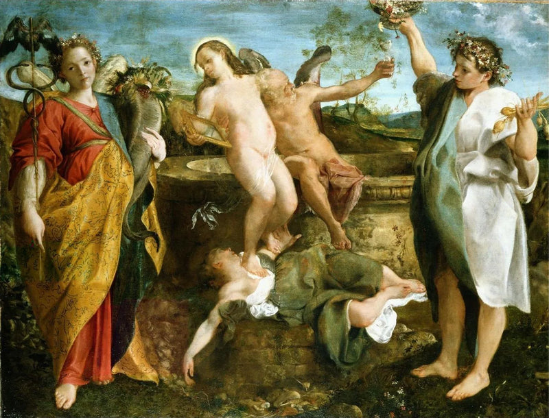 Un' allegoria della verità e del tempo - Annibale Carracci