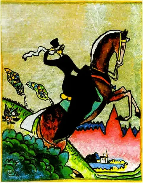 Un'amazzone - Vassily Kandinsky