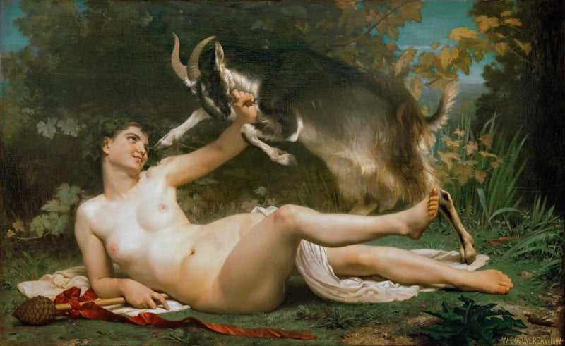 Una bacchante - Bouguereau