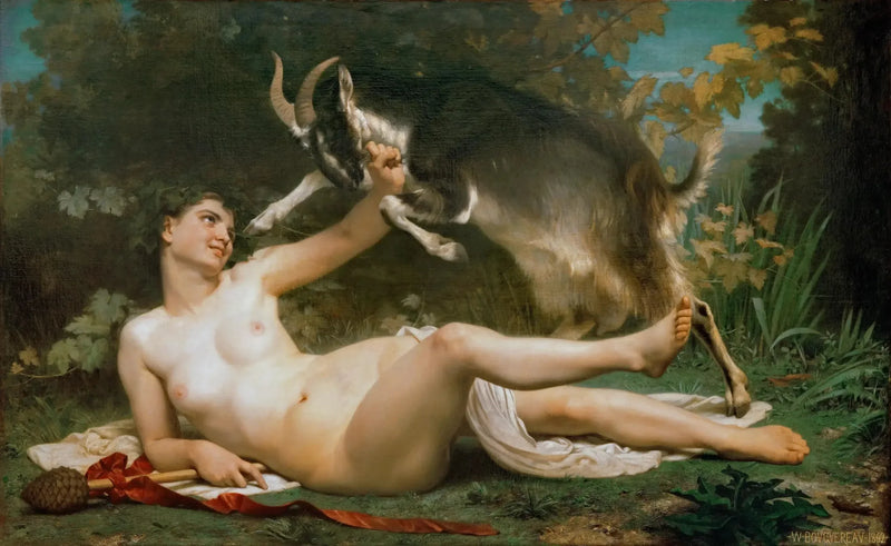 Una bacchante - Bouguereau