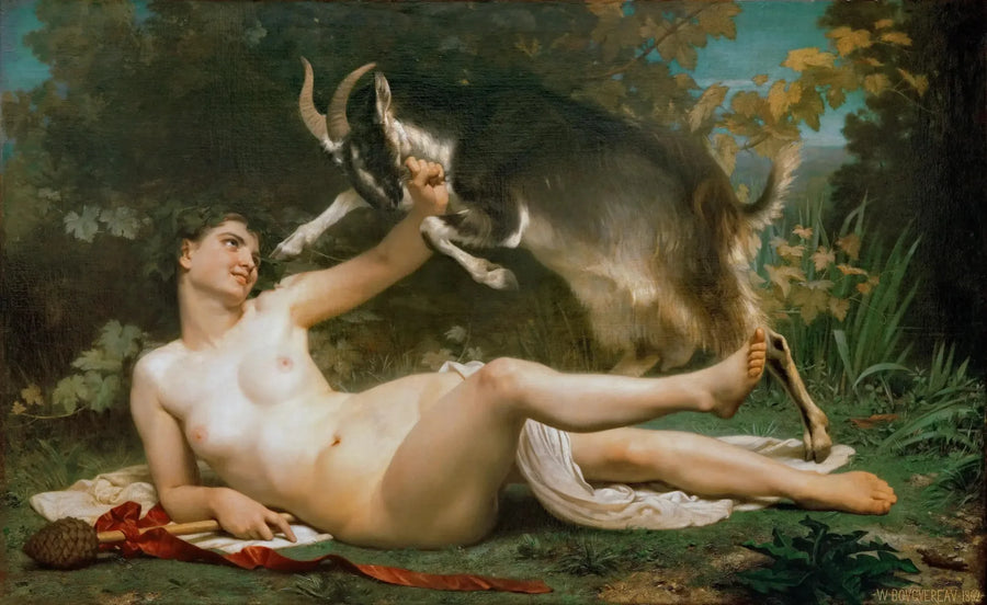Una bacchante - Bouguereau