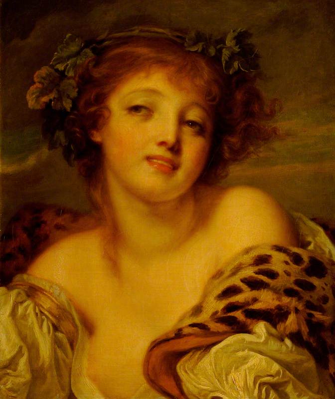 Una bacchante - Jean-Baptiste Greuze