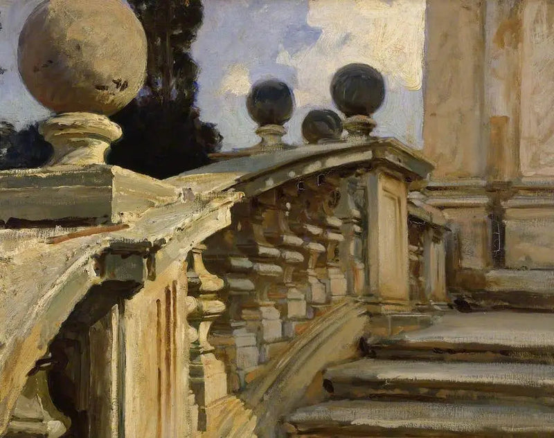Una balaustrata - John Singer Sargent