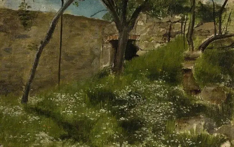Una banca floreale - Lawrence Alma-Tadema