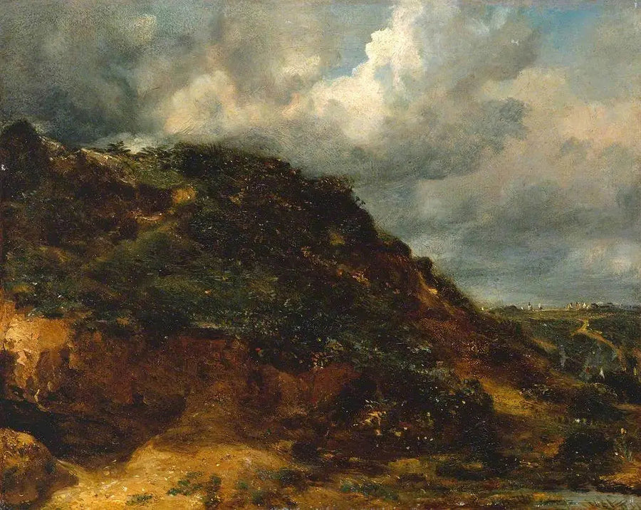 Una banca su Hampstead Heath - John Constable