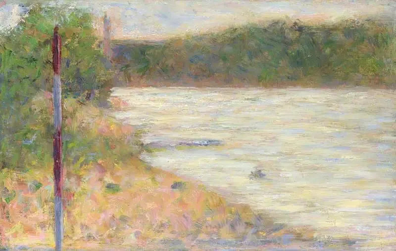 Una riva (La Senna ad Asnières) - Georges Seurat