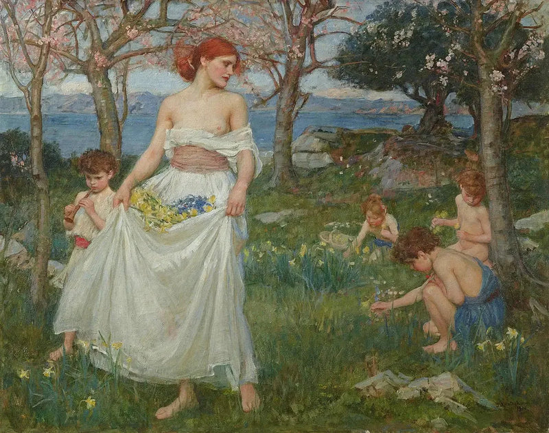 Una canzone di primavera - John William Waterhouse