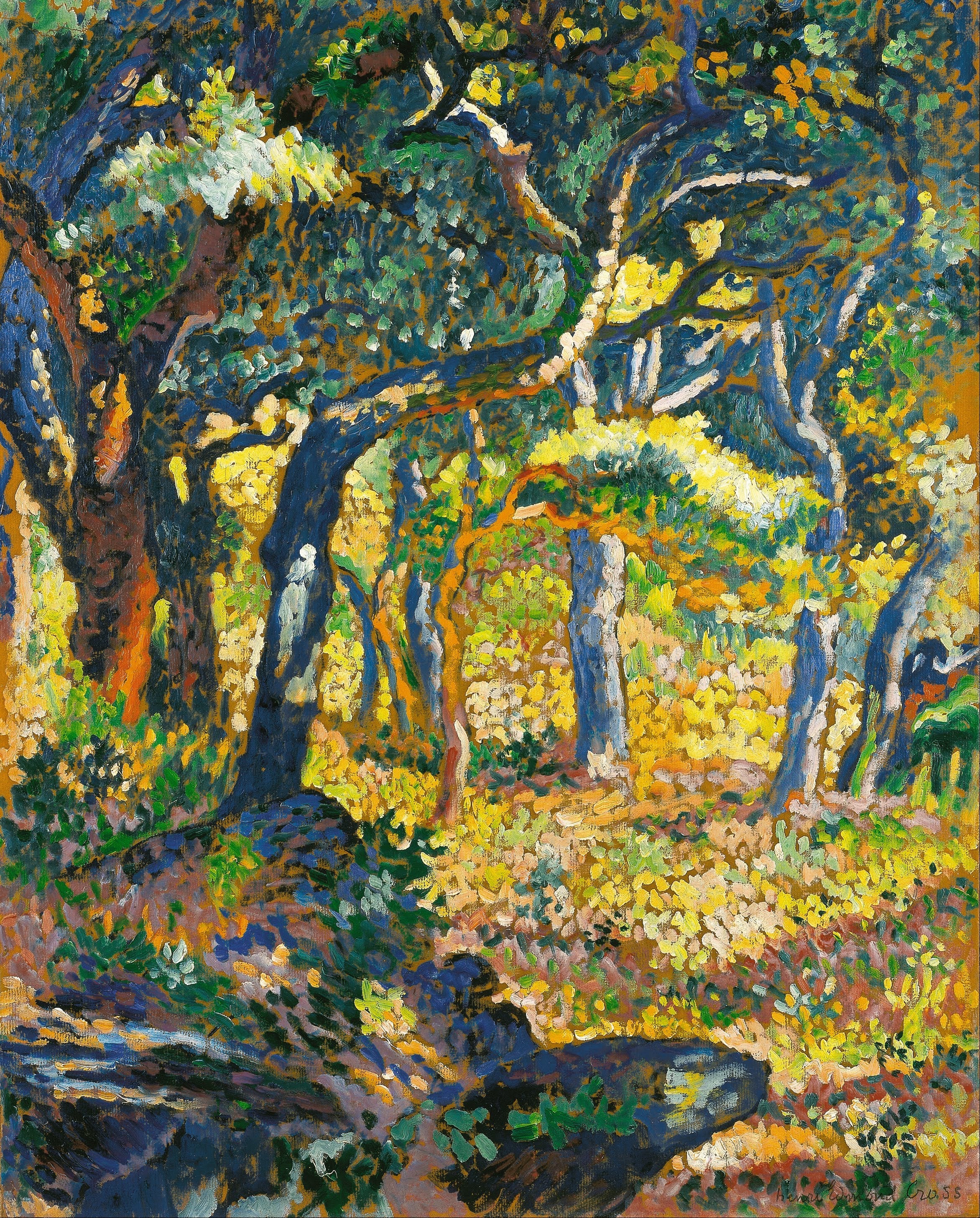 Une clairière en Provence (Étude) - Henri-Edmond Cross - Alpha Reproduction