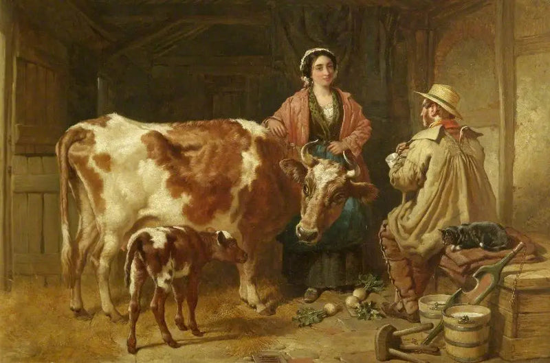 Una conversazione con la lattiera - John Frederick Herring, Sr.