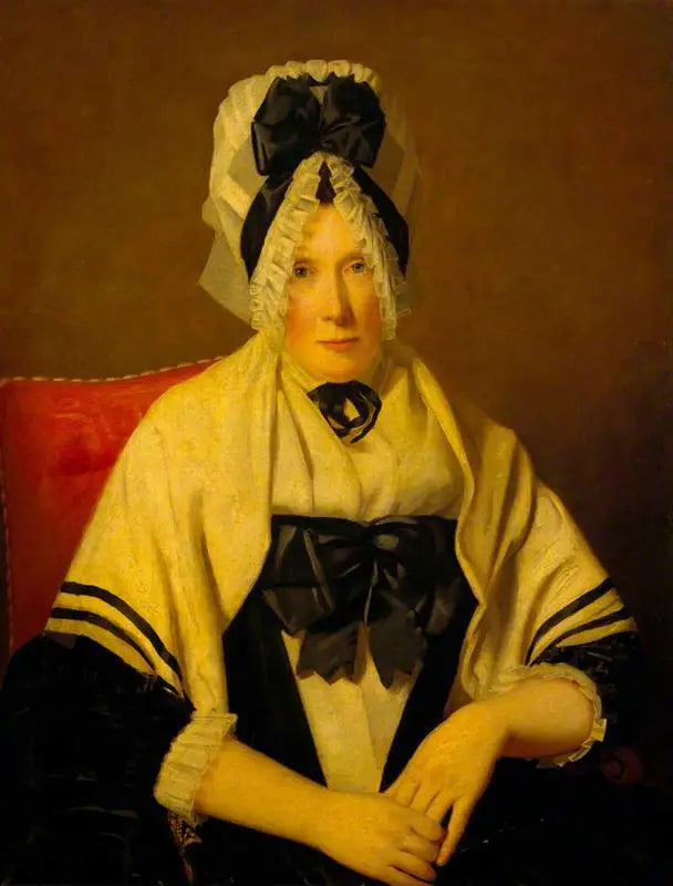 Una signora con il berretto di pizzo (forse Ann Edgar, Lady Raeburn) - Henry Raeburn