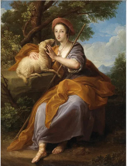 Una donna della famiglia Leeson come pastorella - Pompeo Batoni