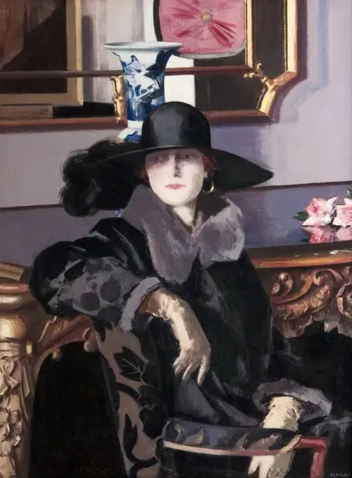 Una donna in nero - Francis Cadell