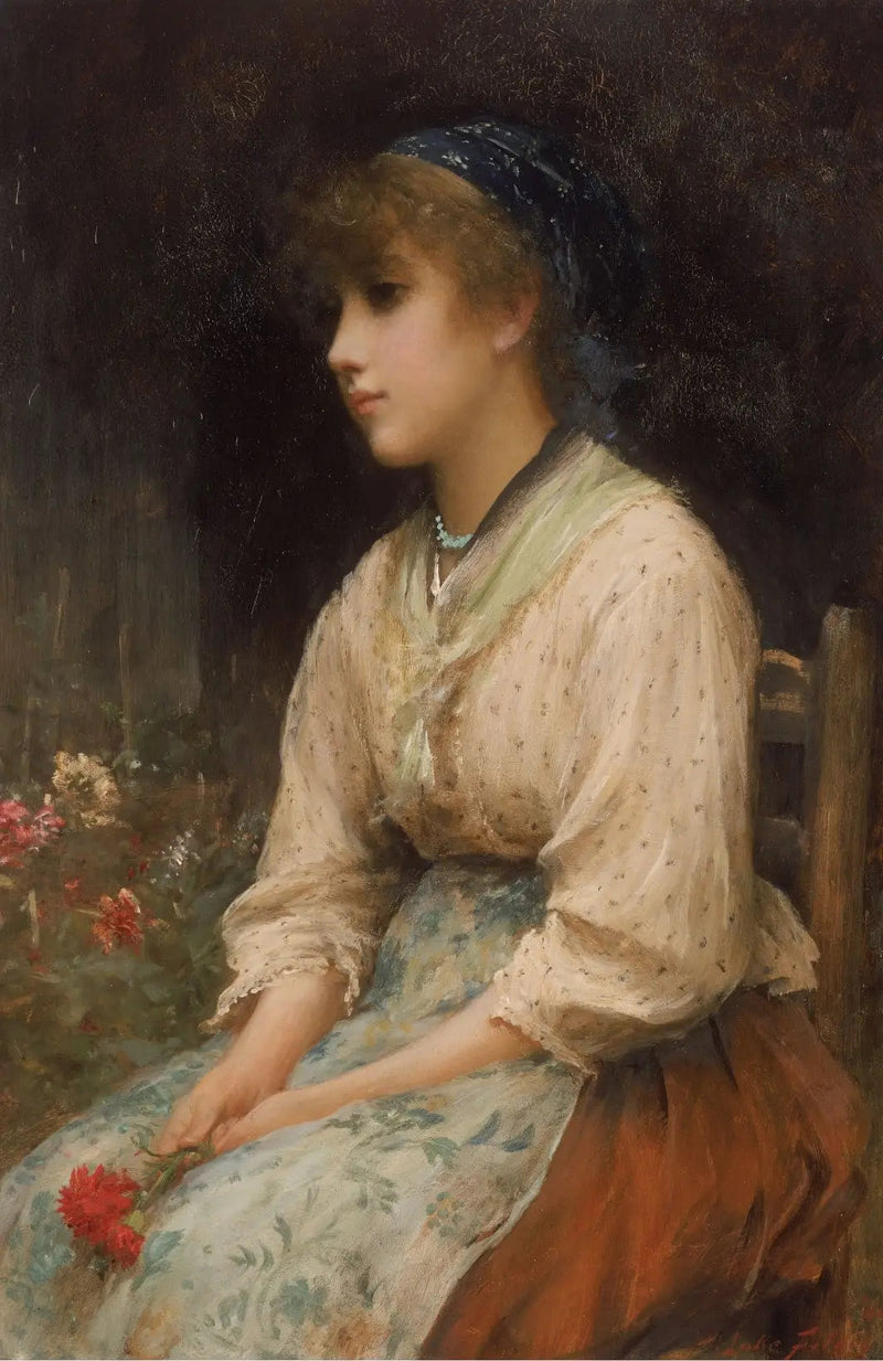 Una damigella d'onore veneziana - Luke Fildes