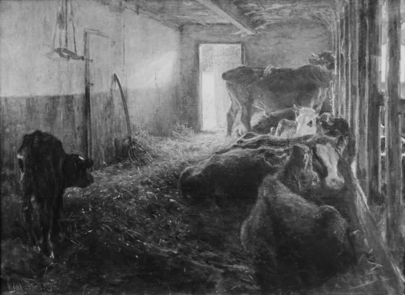 Una stalla - Viggo Johansen