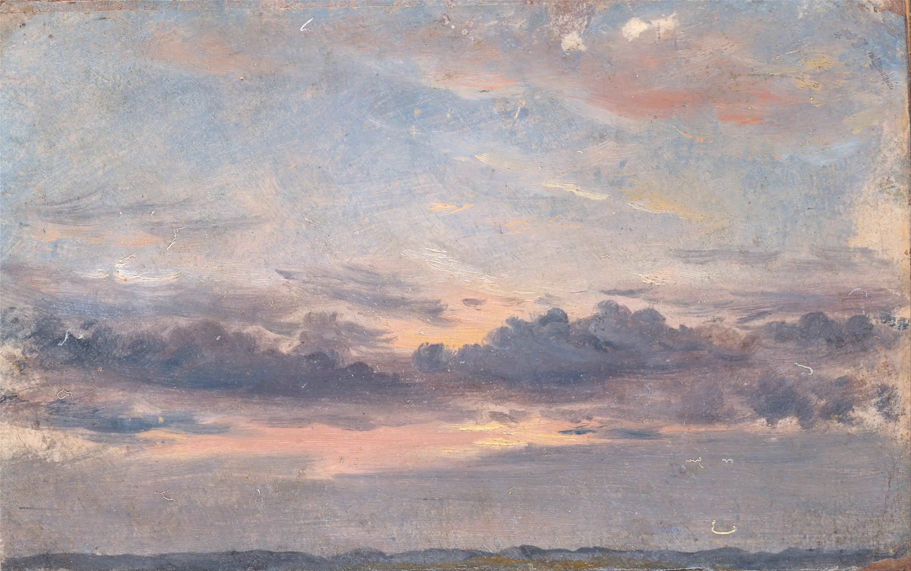 Une étude de nuages coucher de soleil - John Constable - Alpha Reproduction