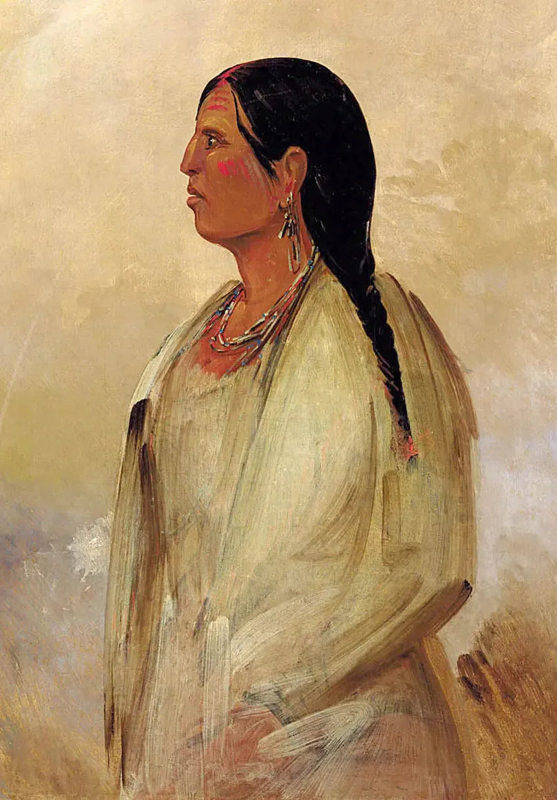 Una donna Choctaw - George Catlin