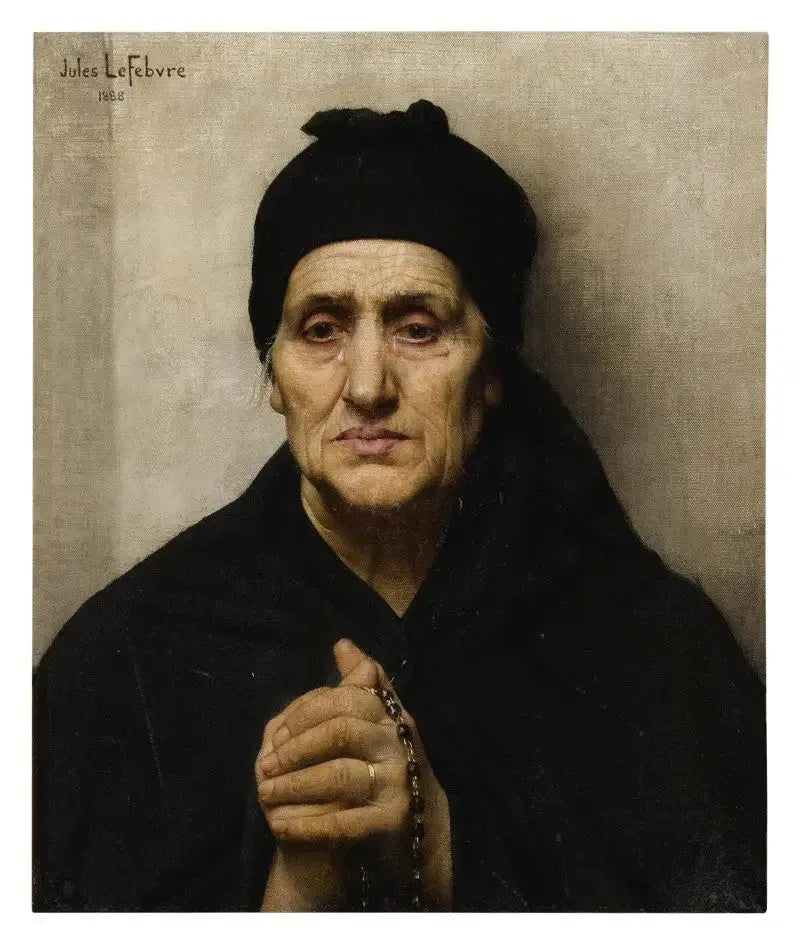 Una donna greca anziana - Jules Lefebvre