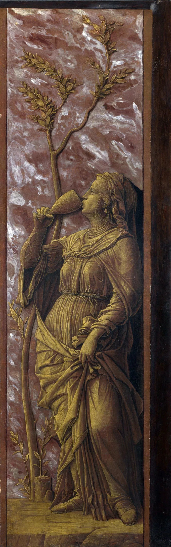 Una donna che beve - Andrea Mantegna