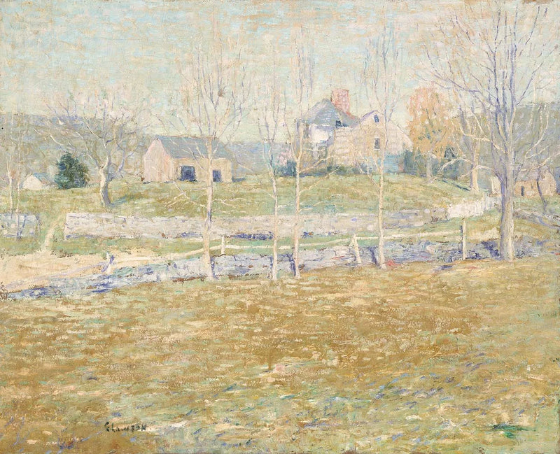 Una fattoria abbandonata - Ernest Lawson