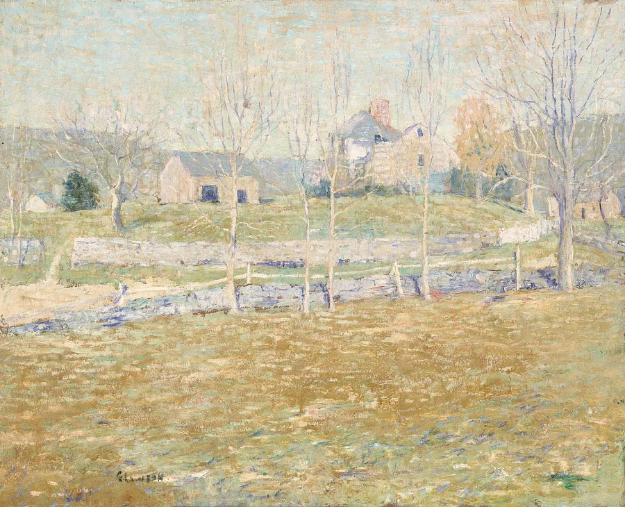Una fattoria abbandonata - Ernest Lawson