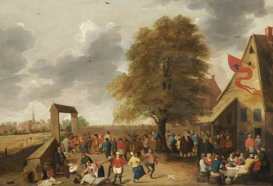 Una festa di paese - David Teniers il Giovane