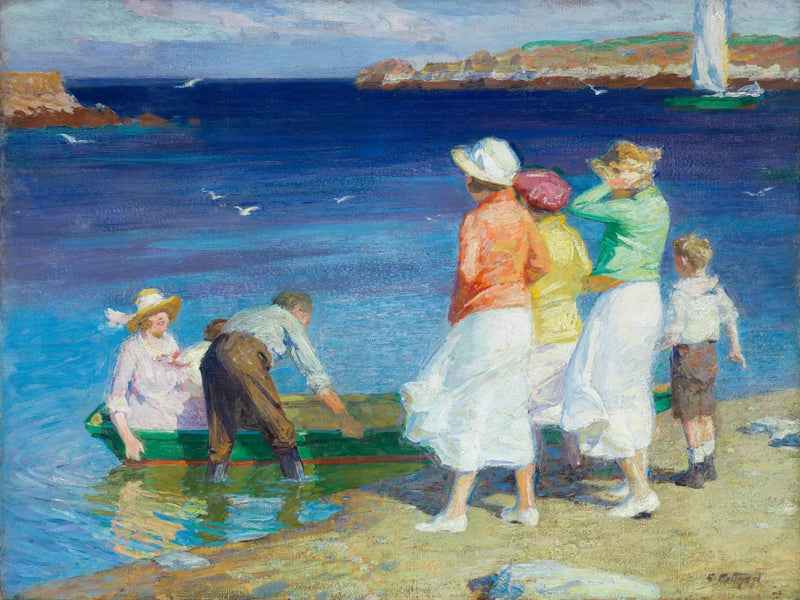 Una festa di vela (Partire in barca a vela) - Edward Henry Potthast