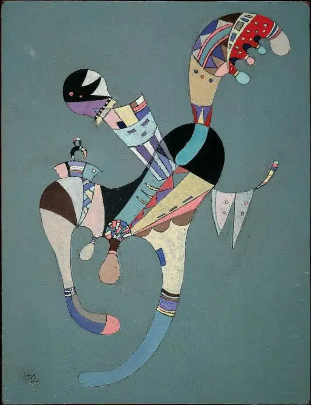 Una figura fluttuante - Vassily Kandinsky