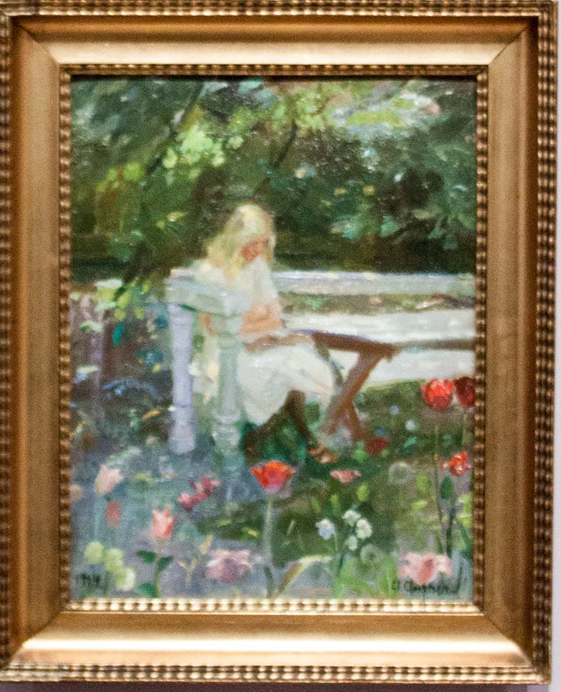 Una ragazza in giardino d'estate - Anna Ancher