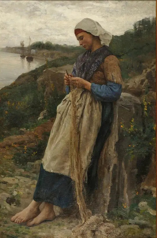 Una ragazza di pescatore - Jules Breton
