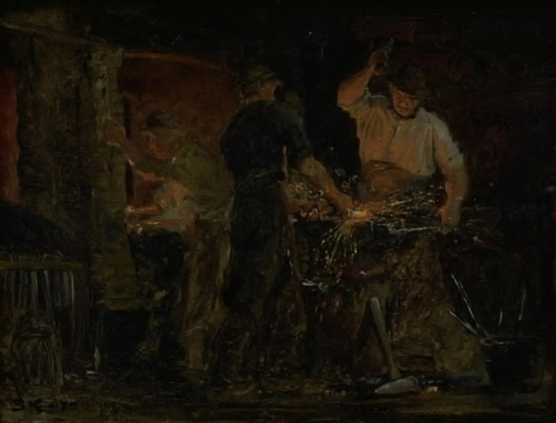 Una fucina a Hornbæk - Peder Severin Krøyer