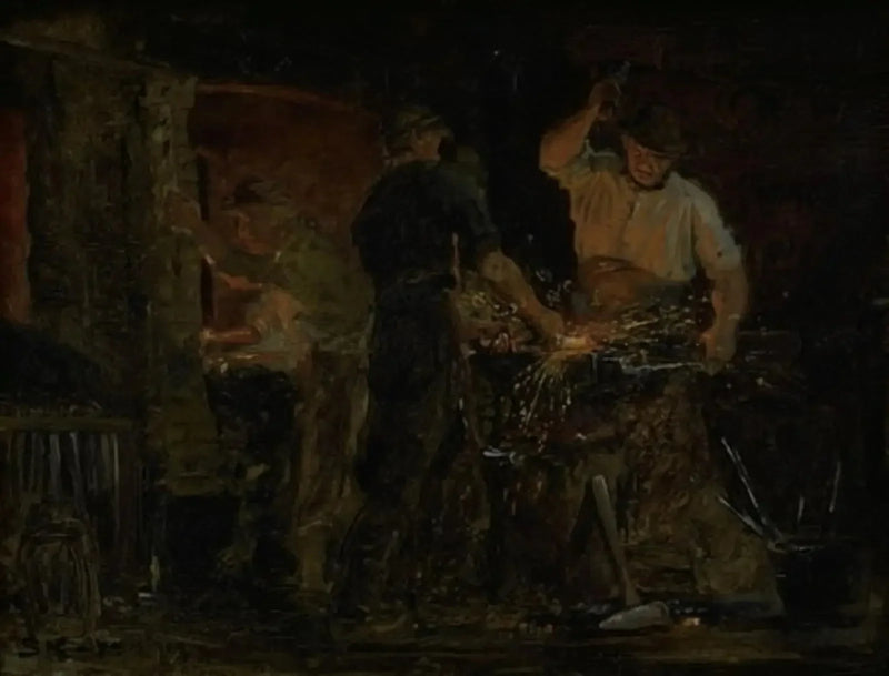 Una fucina a Hornbæk - Peder Severin Krøyer