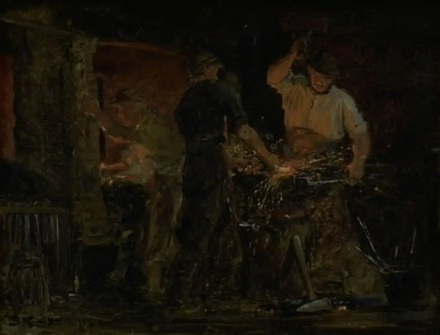 Una fucina a Hornbæk - Peder Severin Krøyer