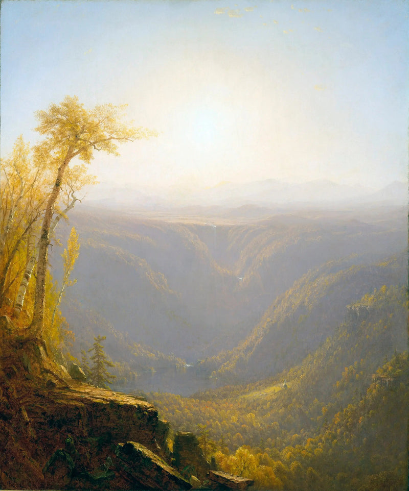 Una gola nelle montagne (girofle di Kauterskill) - Sanford Robinson Gifford