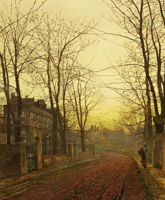 Una idillio autunnale - John Atkinson Grimshaw