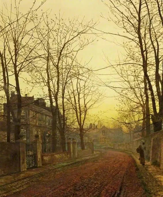 Una idillio autunnale - John Atkinson Grimshaw
