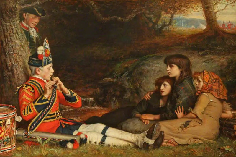 Una idillio del 1745 - John Everett Millais