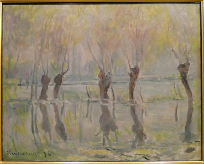 Un'inondazione a Giverny - Claude Monet