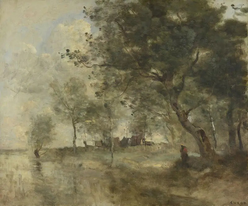 Un'inondazione - Jean-Baptiste Camille Corot