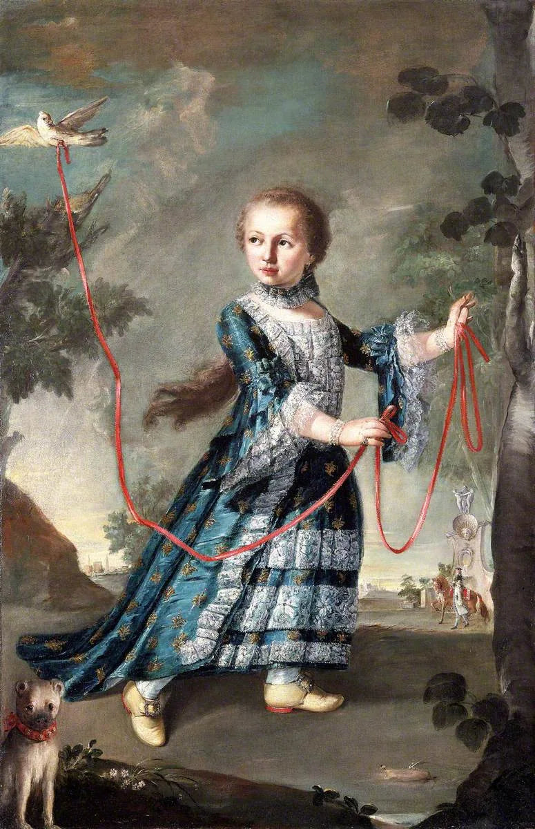 Una giovane ragazza della famiglia Gradenigo con una colomba - Francesco Guardi