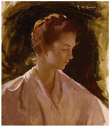 Una giovane ragazza - Frank Weston Benson