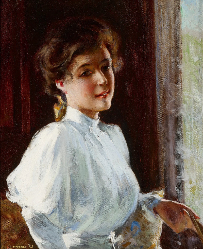 Una giovane ragazza - Willard Metcalf
