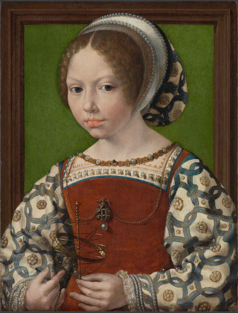 Una giovane principessa (Dorothea di Danimarca?) - Jan Gossaert