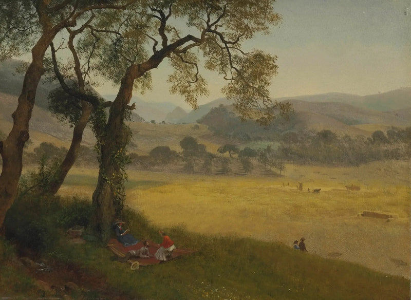 Una giornata estiva dorata vicino a Oakland - Albert Bierstadt