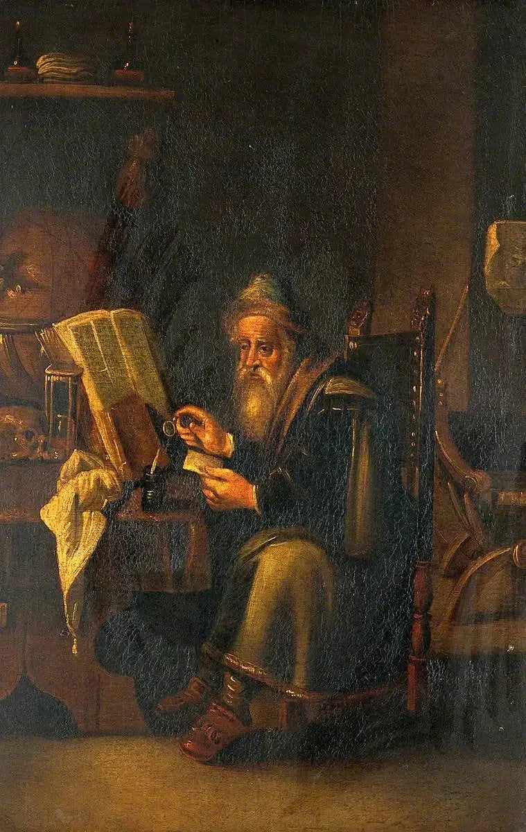 Una lettura filosofica - David Teniers il Giovane