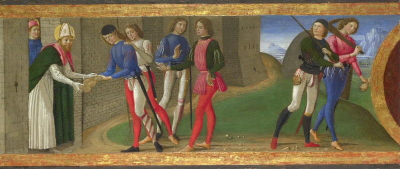Una leggenda dei santi Giusto e Clemente di Volterra - Domenico Ghirlandaio