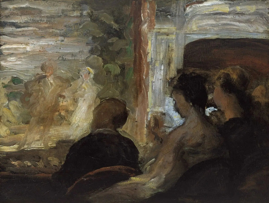Una loggia a teatro - Honoré Daumier
