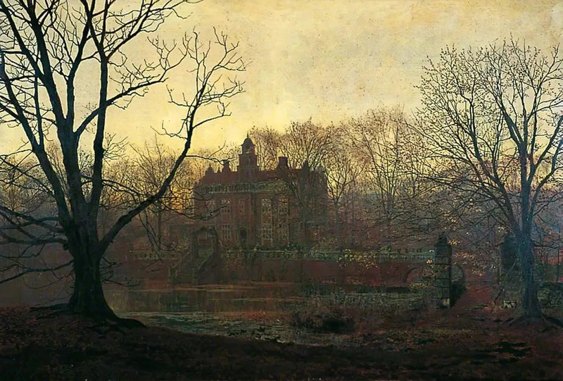 Una casa dello Yorkshire - John Atkinson Grimshaw