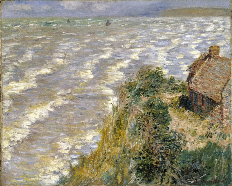 Una marea in aumento a Pourville - Claude Monet
