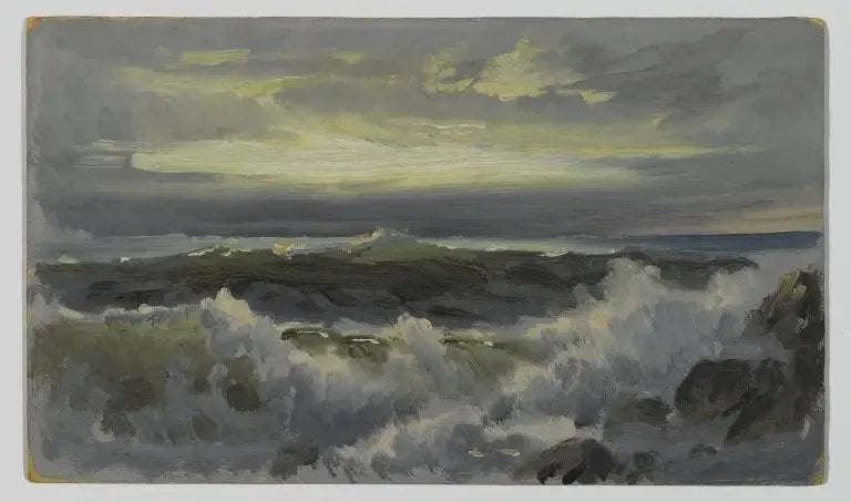 Un mare agitato - William Trost Richards