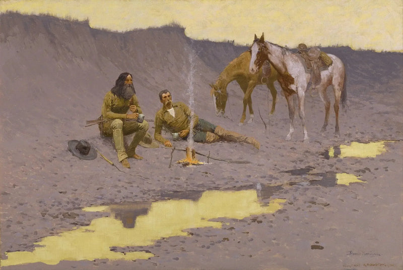 Una nuova anno sul Cimarron - Frederic Remington